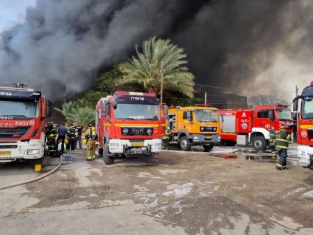 اندلاع حريق هائل في بمنطقة الاغوار